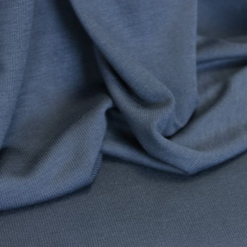 Viscose tricot blauw - La Maison Victor